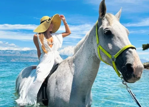 Horse riding with beach & Swimming